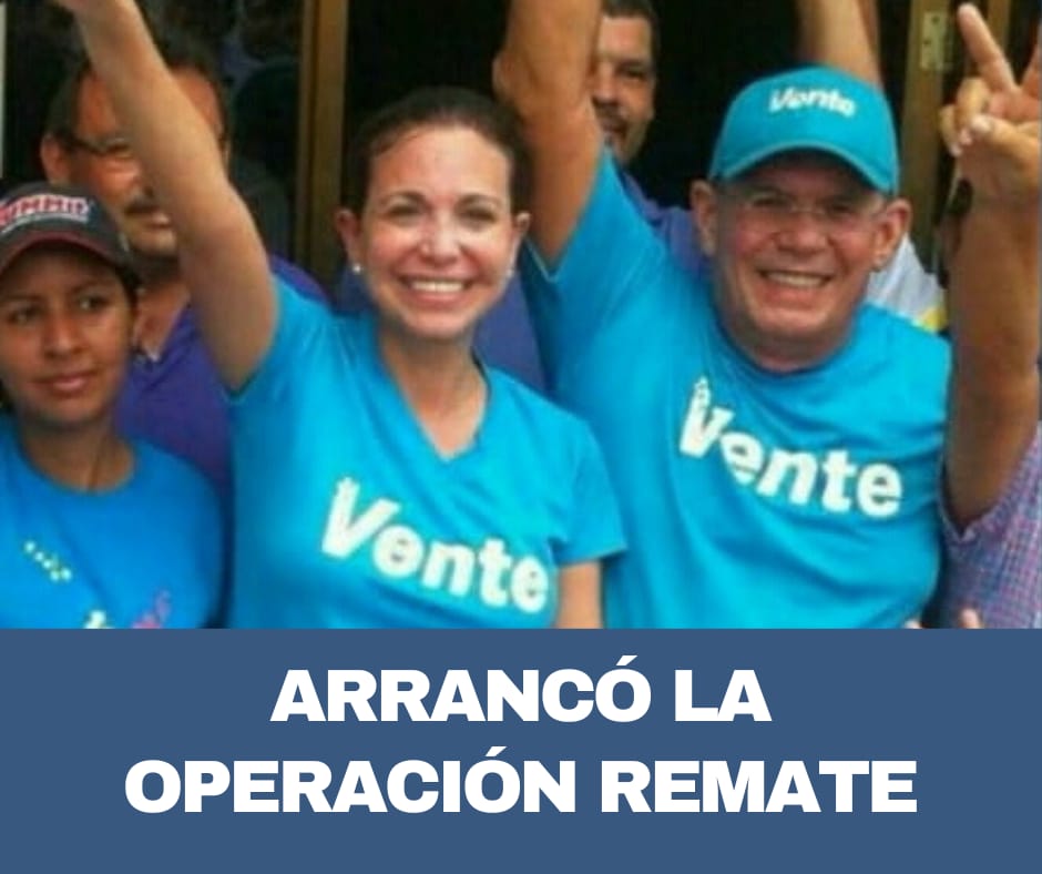 Activada «operación remate» para victoria de María Corina el 22 de octubre
