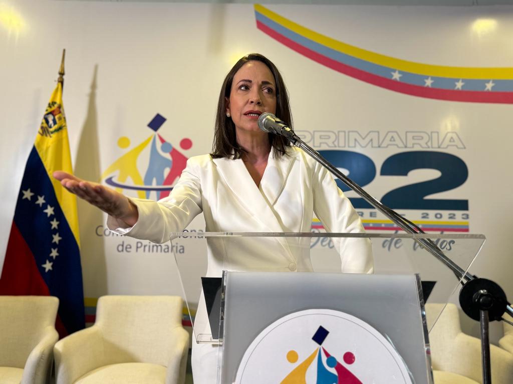 María Corina pide a AMLO promover una transición democrática y ordenada en Venezuela