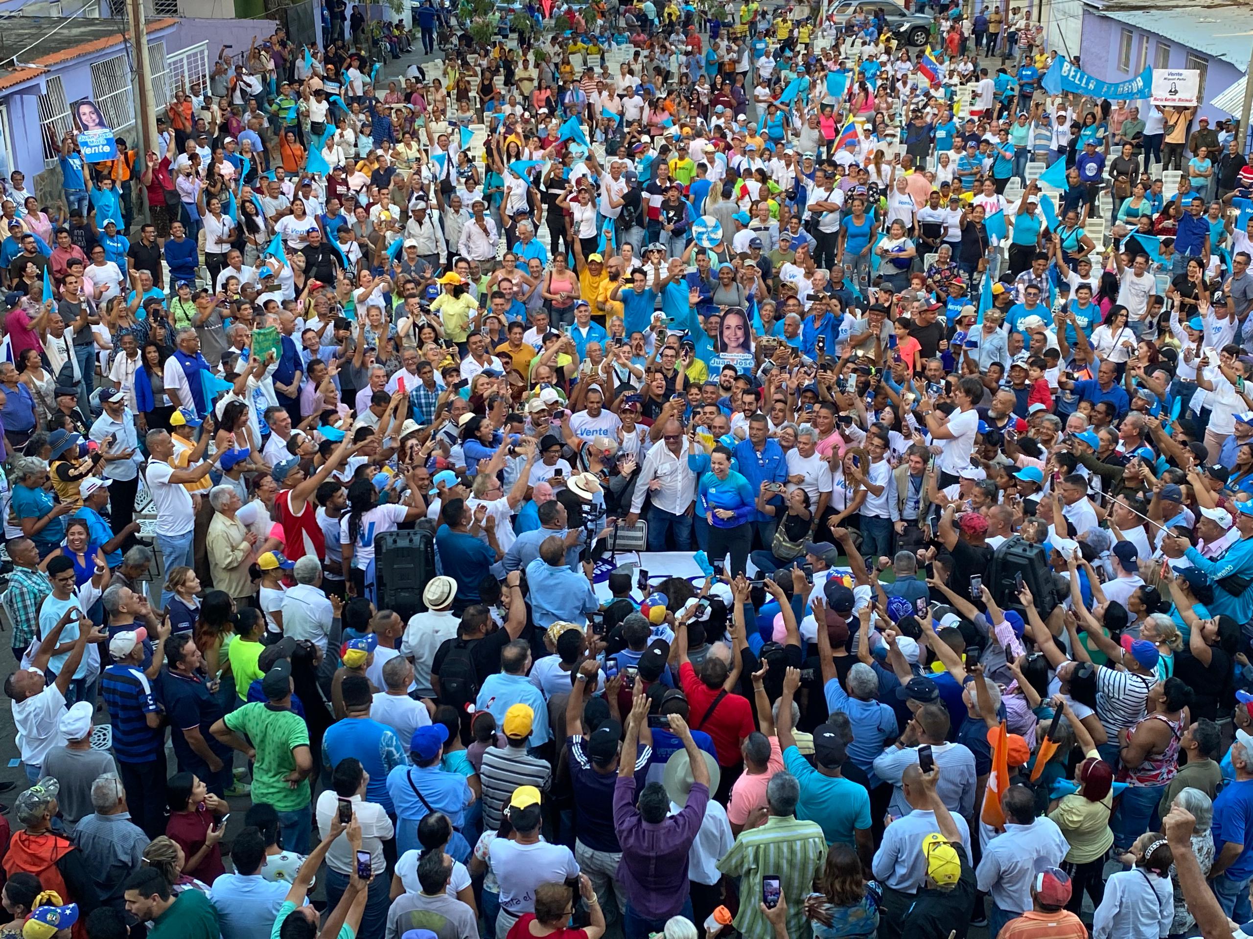 María Corina desde La Isabelica: Vamos a unirnos en esta Gran Alianza Nacional para liberar a Venezuela