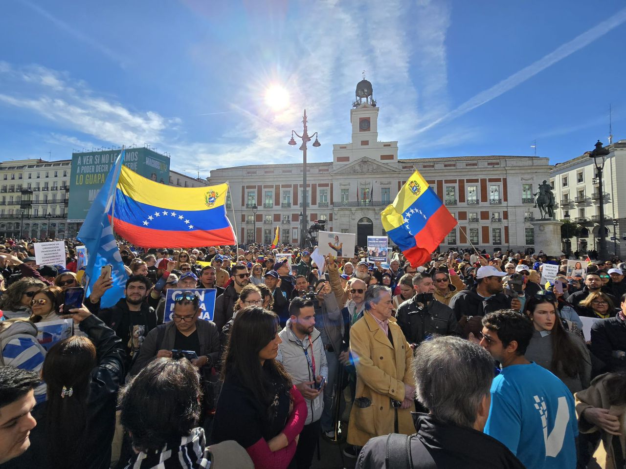 Protesta masiva de venezolanos en el mundo a favor de candidatura de María Corina Machado
