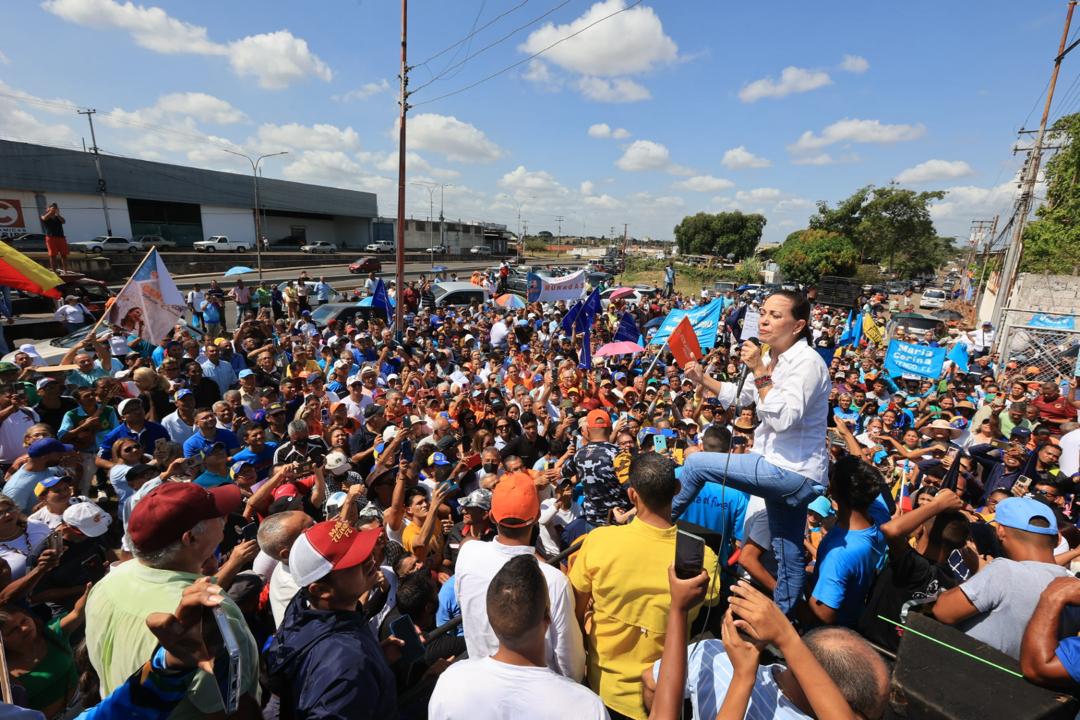 María Corina: Así como superamos los obstáculos para entrar a Monagas, vamos a lograr entrar a Miraflores   