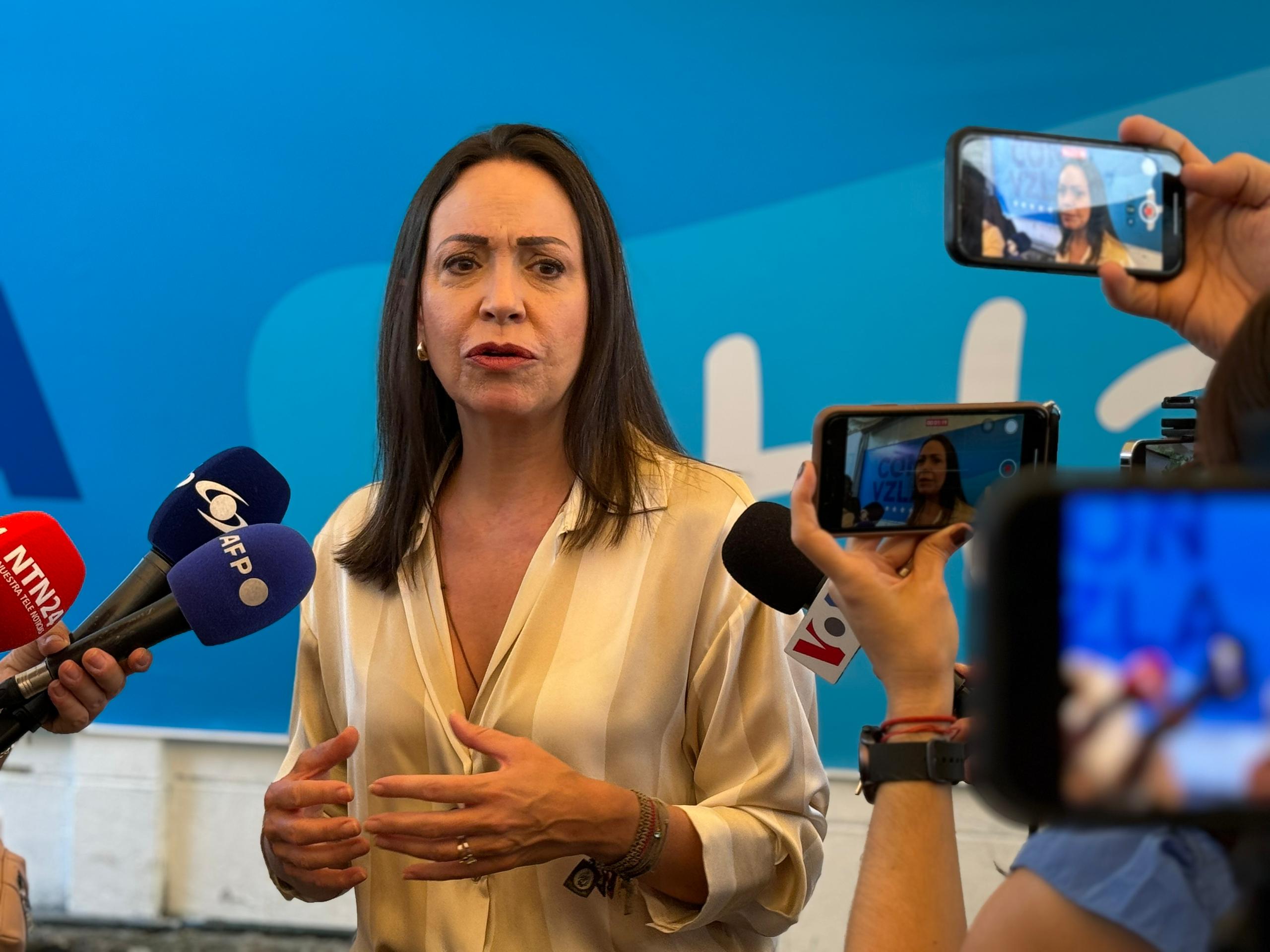 María Corina Machado: “El mundo reconoce el sufrimiento de los venezolanos y exige justicia”