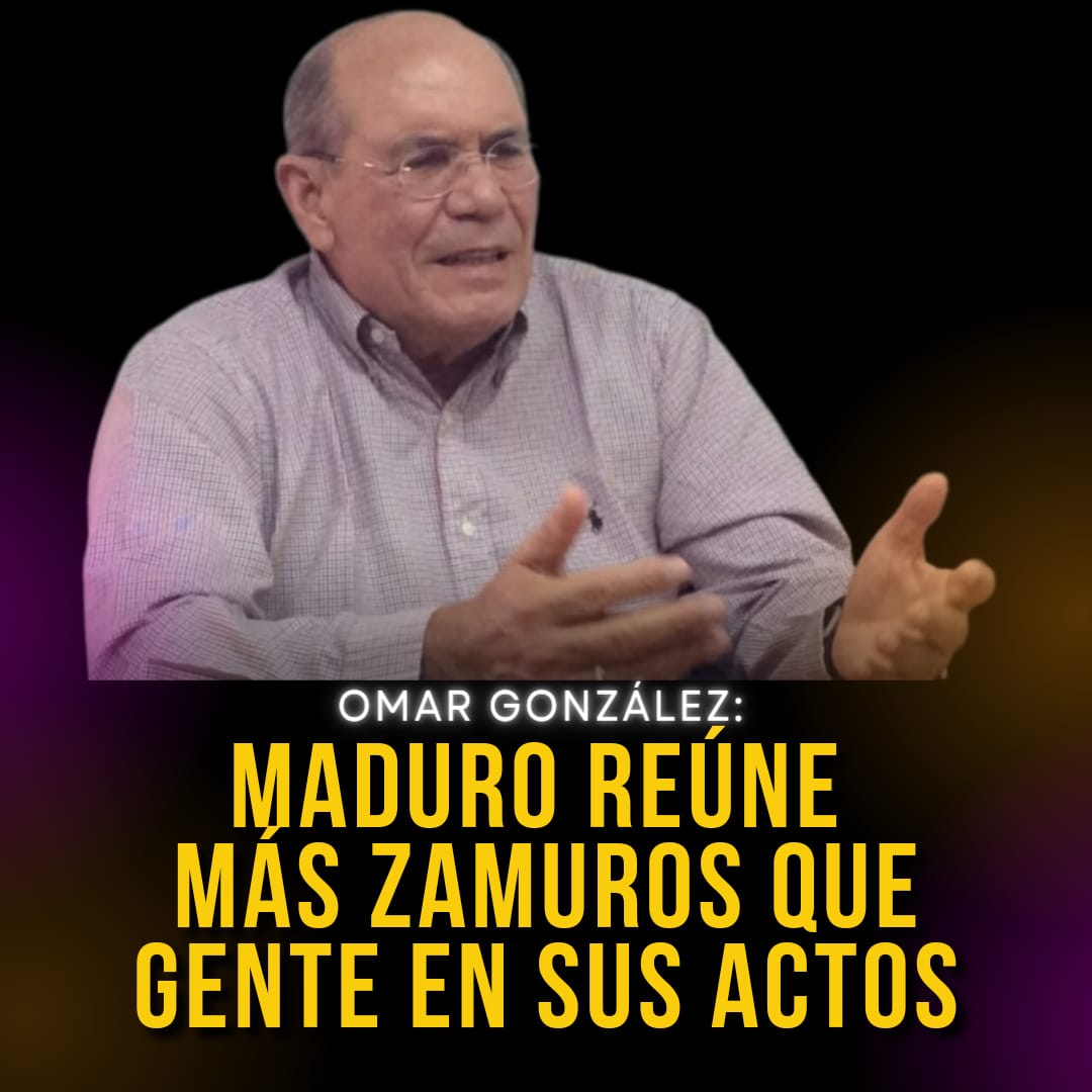 Omar González: Maduro se quedó sin gente en sus actos