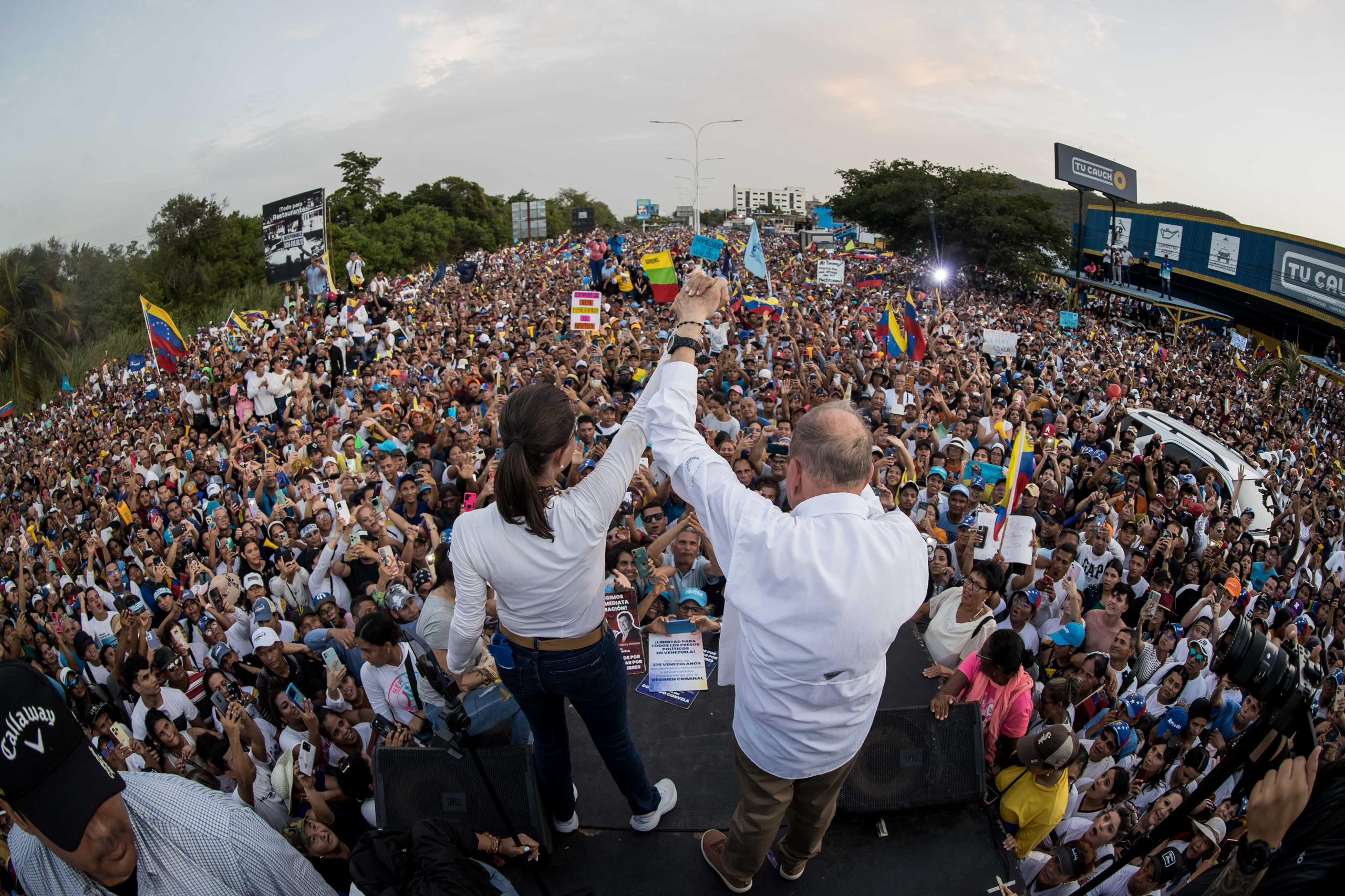 [VIDEO] María Corina Machado: «Yo ya voté el 28J. El poder es nuestro»