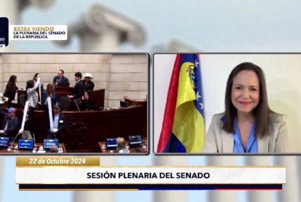 María Corina anuncia que las actas llegaron al Senado colombiano: "Hoy Colombia puede constatar la verdad de Venezuela"