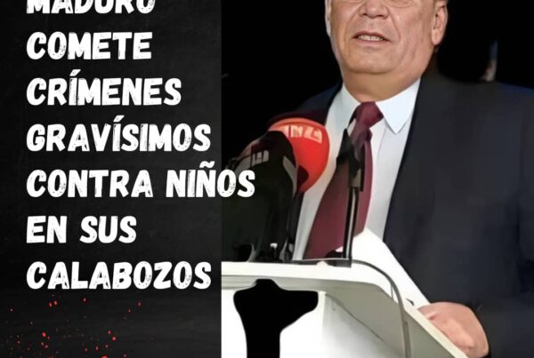 Omar González: Maduro comete crímenes gravísimos contra niños en sus calabozos