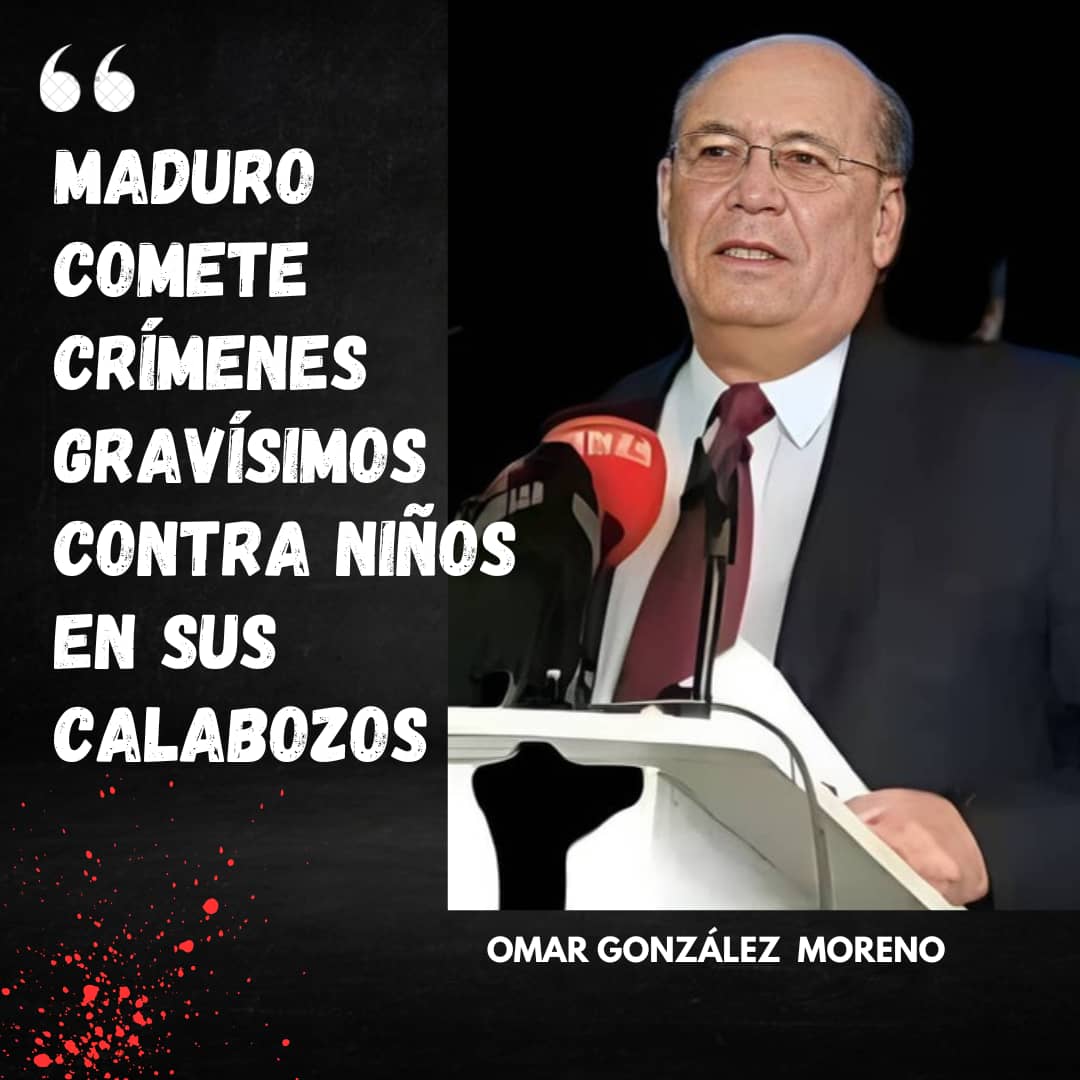 Omar González: Maduro comete crímenes gravísimos contra niños en sus calabozos