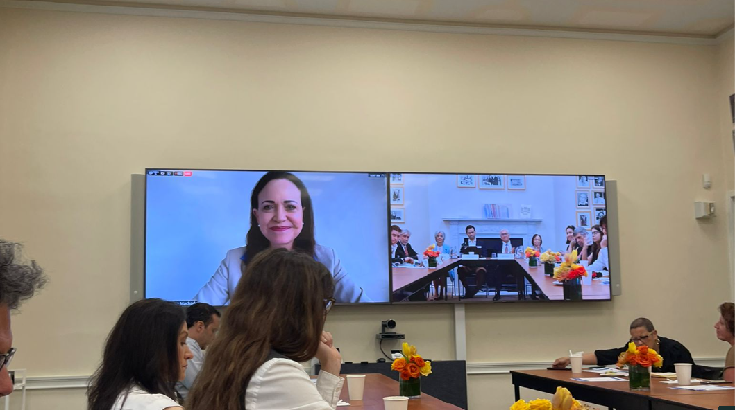 Una oportunidad de un billón de dólares: María Corina Machado presenta las ventajas globales de una Venezuela democrática