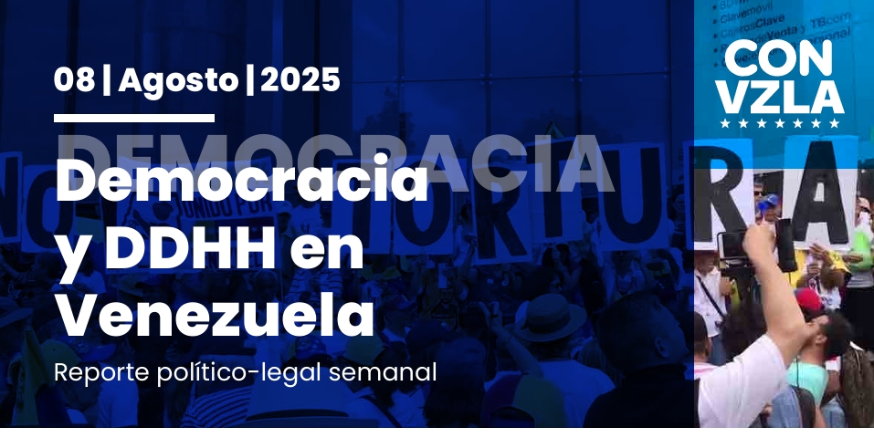 Democracia y DDHH en Venezuela: Reportes político-legal del 08/07/2025