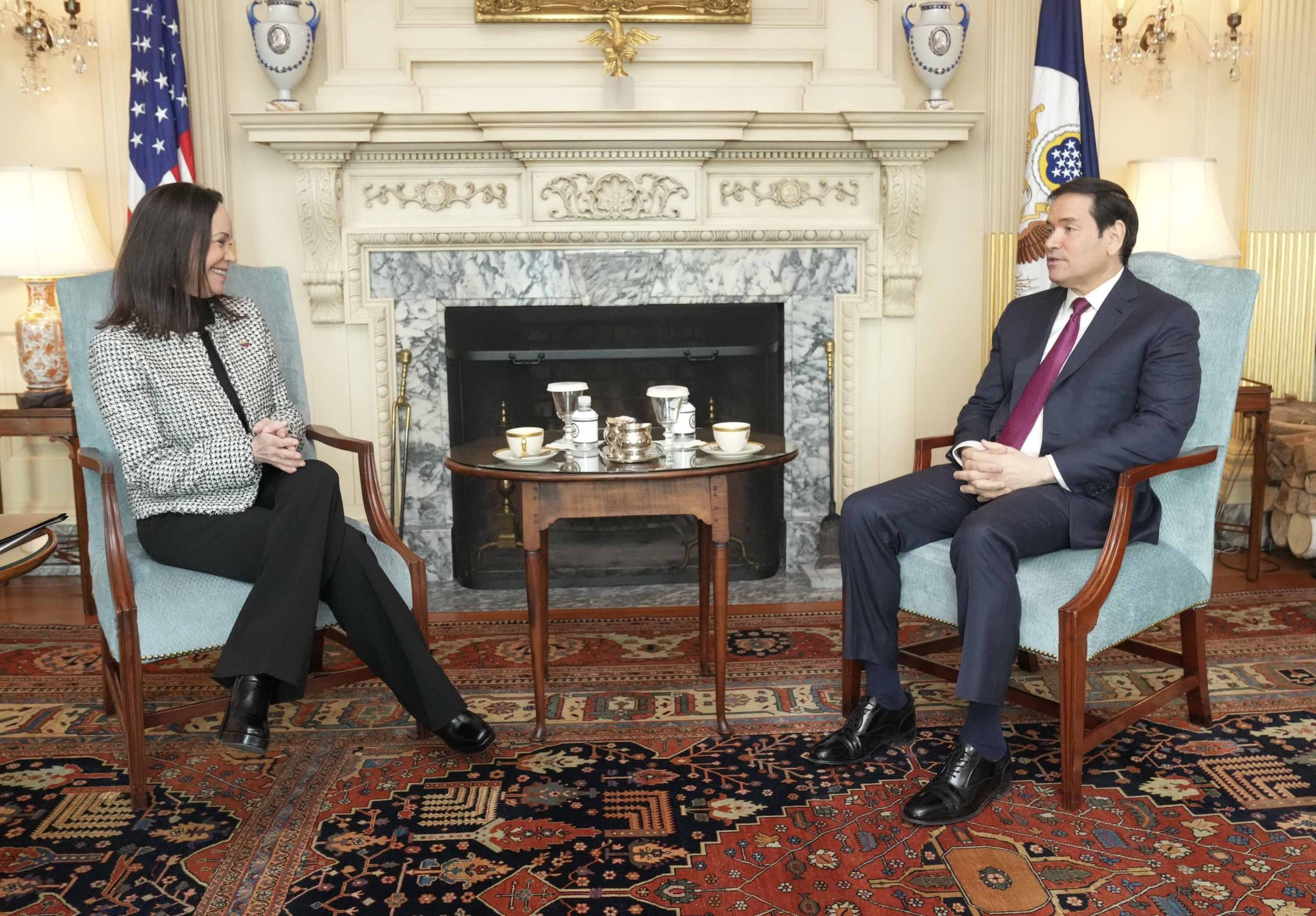 María Corina y Marco Rubio