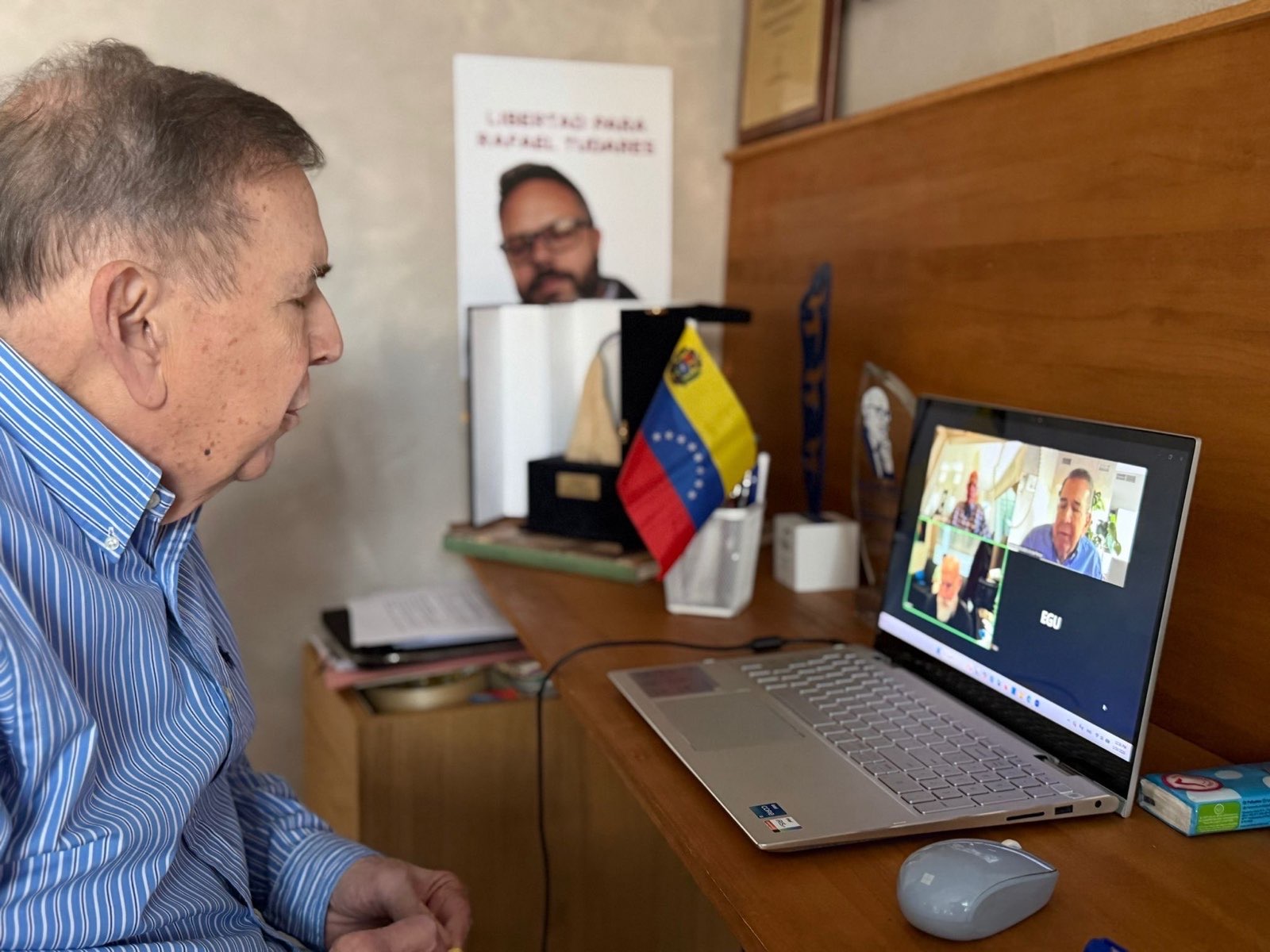 Edmundo González en reunión con el Senador Rick Scott: “Las liberaciones de presos políticos presentan muchas irregularidades”