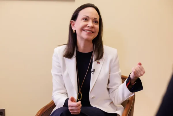 La líder opositora venezolana, María Corina Machado, dijo a The Post que regresará pronto a su país natal para ayudar en la transición a la democracia. Foto: Tamara Beckwith / New York Post