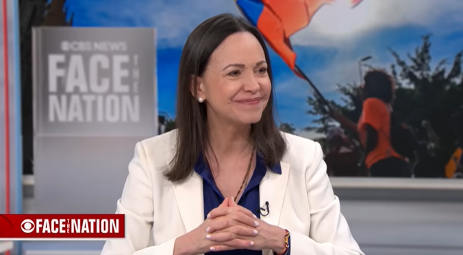 María Corina en CBS