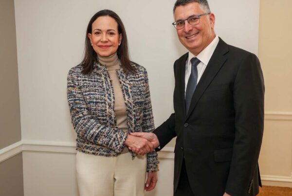 María Corina y el canciller de Israel