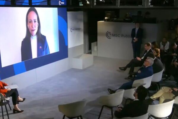 María Corina en la Conferencia de Seguridad de Múnich