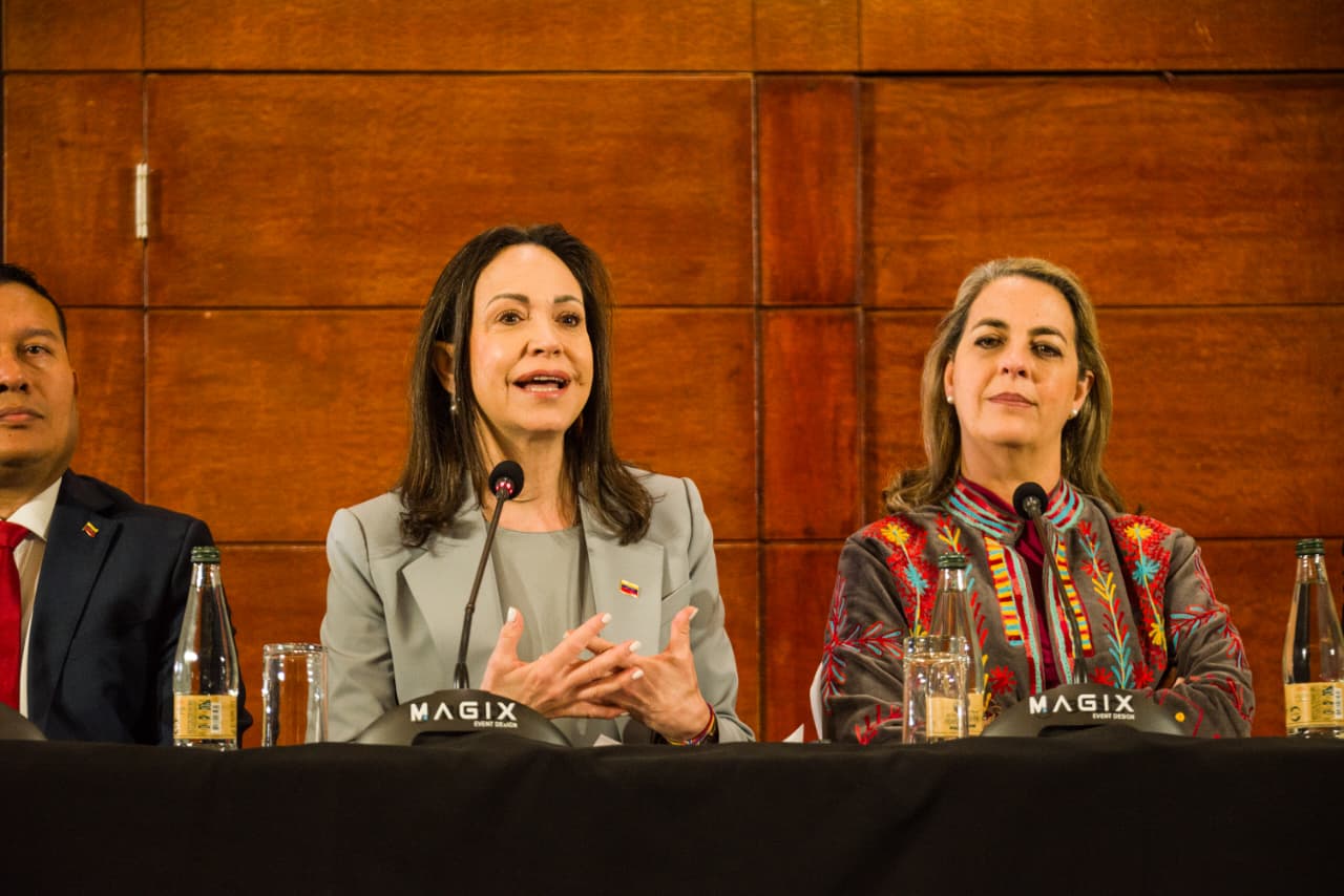 María Corina en Chile