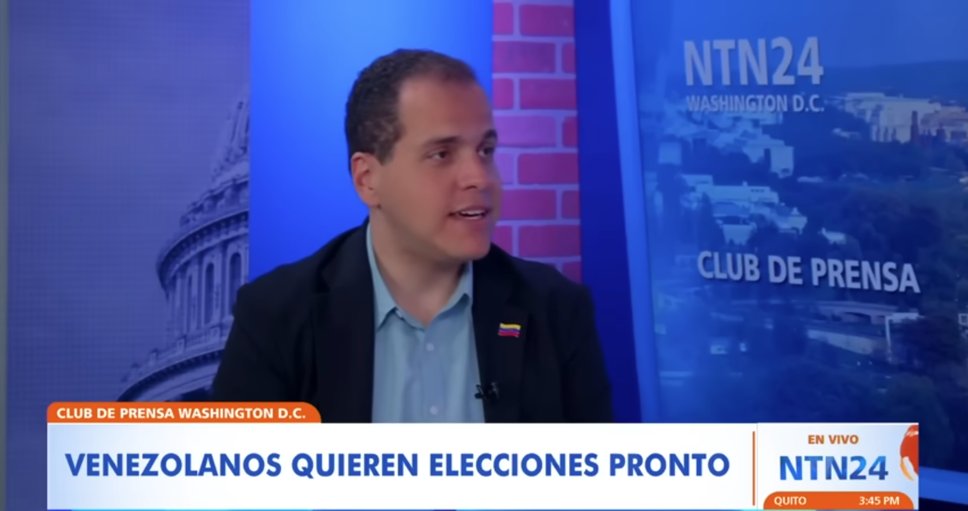 Pedro Urruchurtu en NTN24: Los venezolanos claman que María Corina regrese porque confían en su liderazgo legítimo