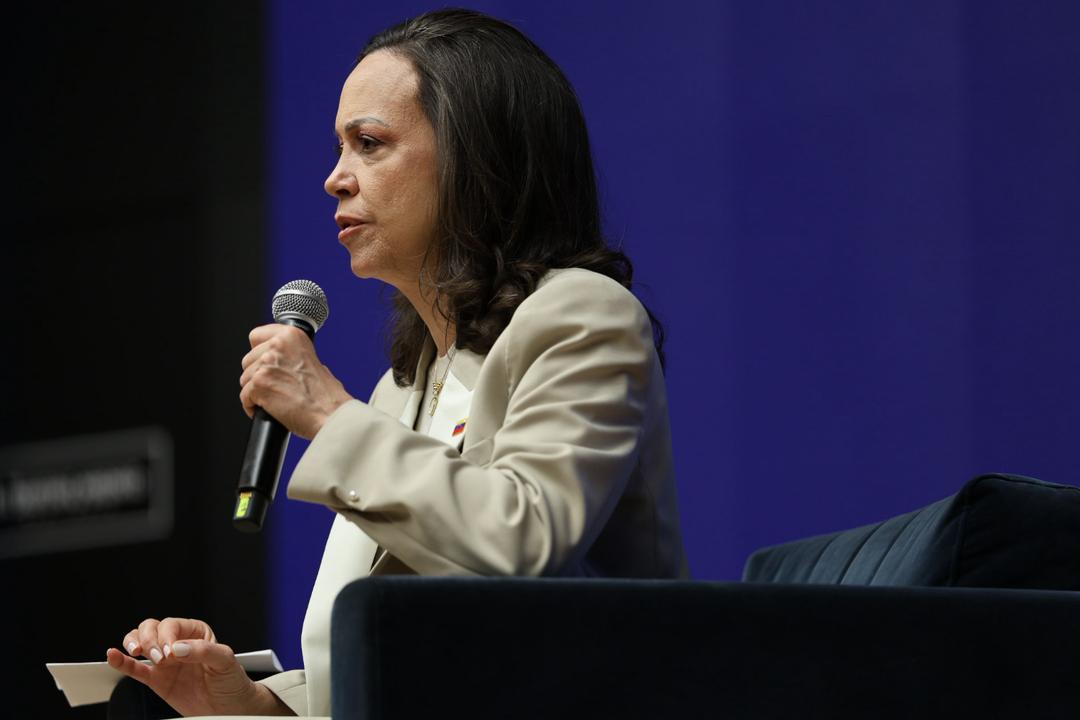 María Corina Machado desde Madrid: La garantía para la estabilidad en Venezuela son elecciones libres