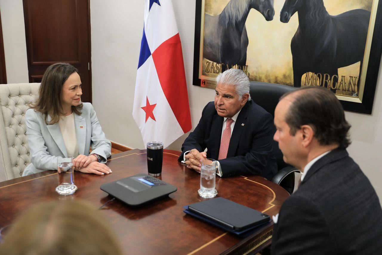 María Corina se reúne con el presidente de Panamá: Gracias por su compromiso con la democracia y la estabilidad de nuestra región