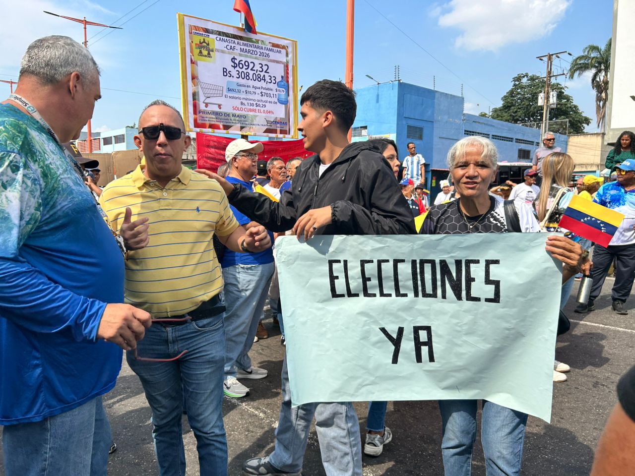 Los trabajadores se movilizaron en su día: «Elecciones ya»