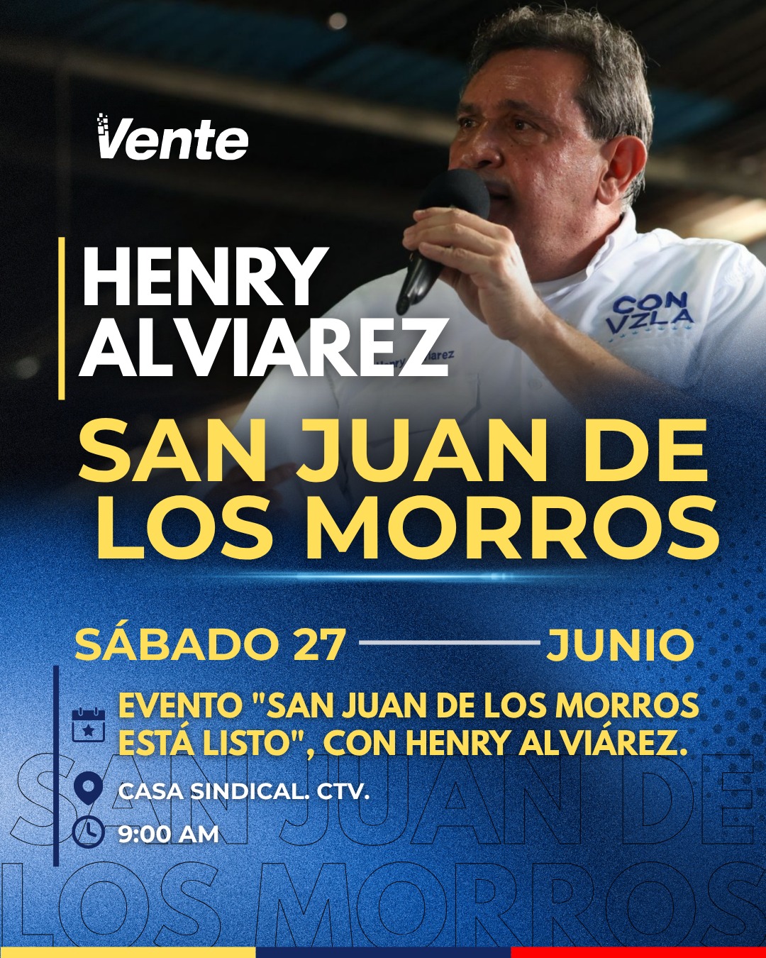 Guárico está listo para recibir al coordinador nacional de organización Henry Alviarez