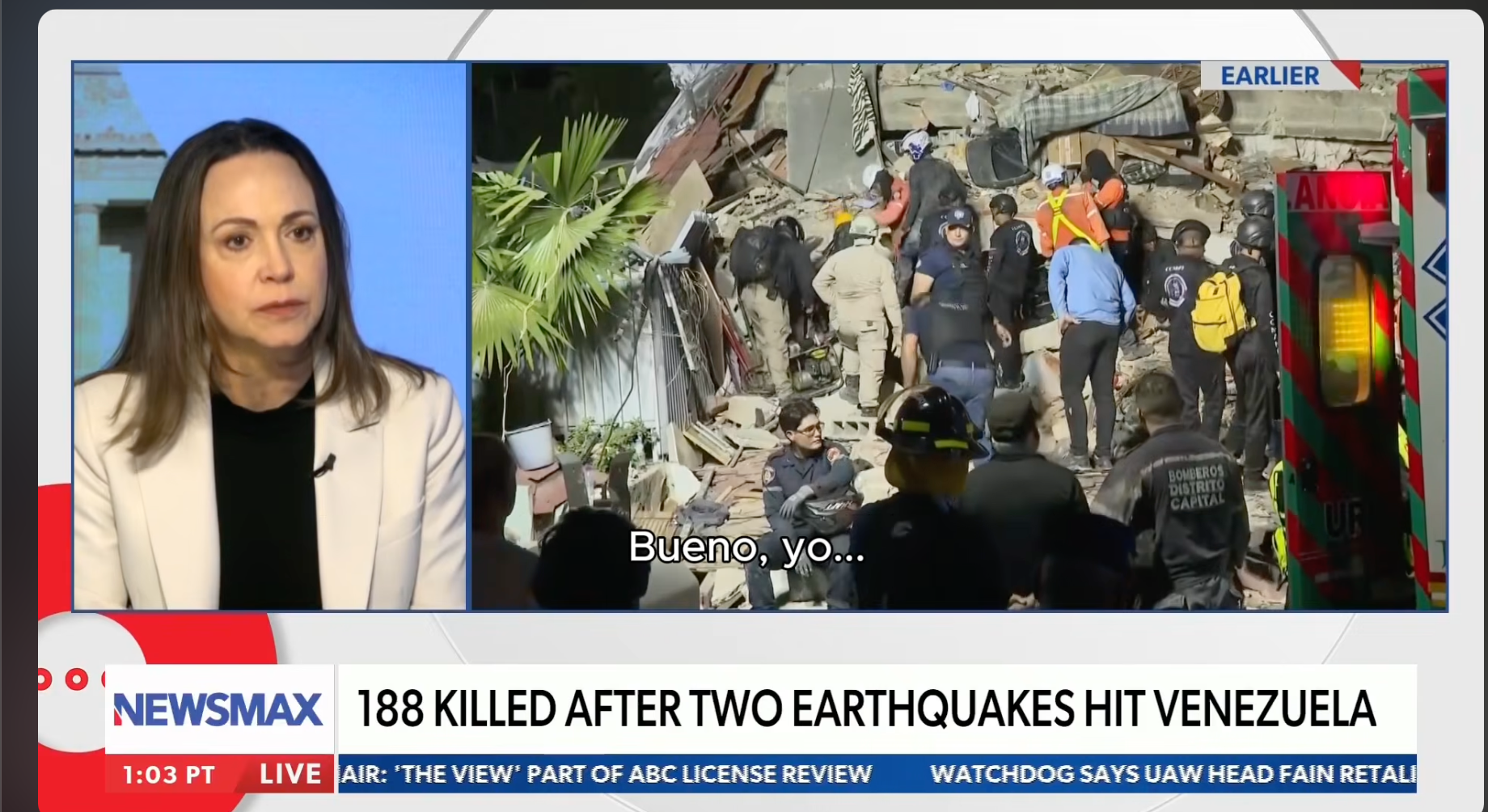 María Corina en Newsmax: Es extraordinaria la forma en la que los venezolanos han reaccionado con resiliencia, solidaridad y organización
