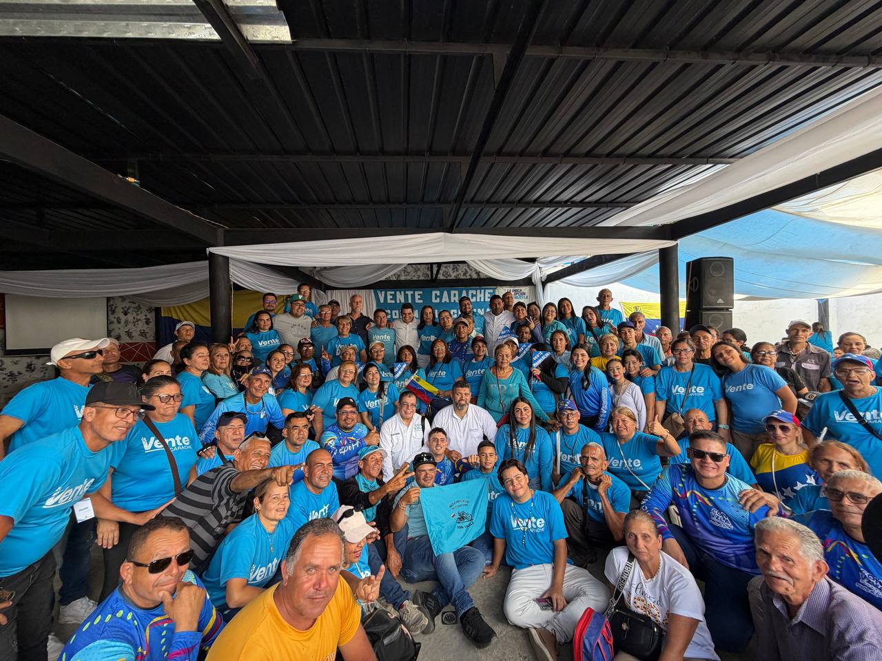 Más de 400 activistas de Vente se movilizan en Carache por la libertad de Venezuela
