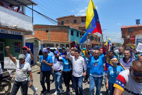Vente Trujillo se movilizó en las calles de Monay para exigir elecciones presidenciales libres