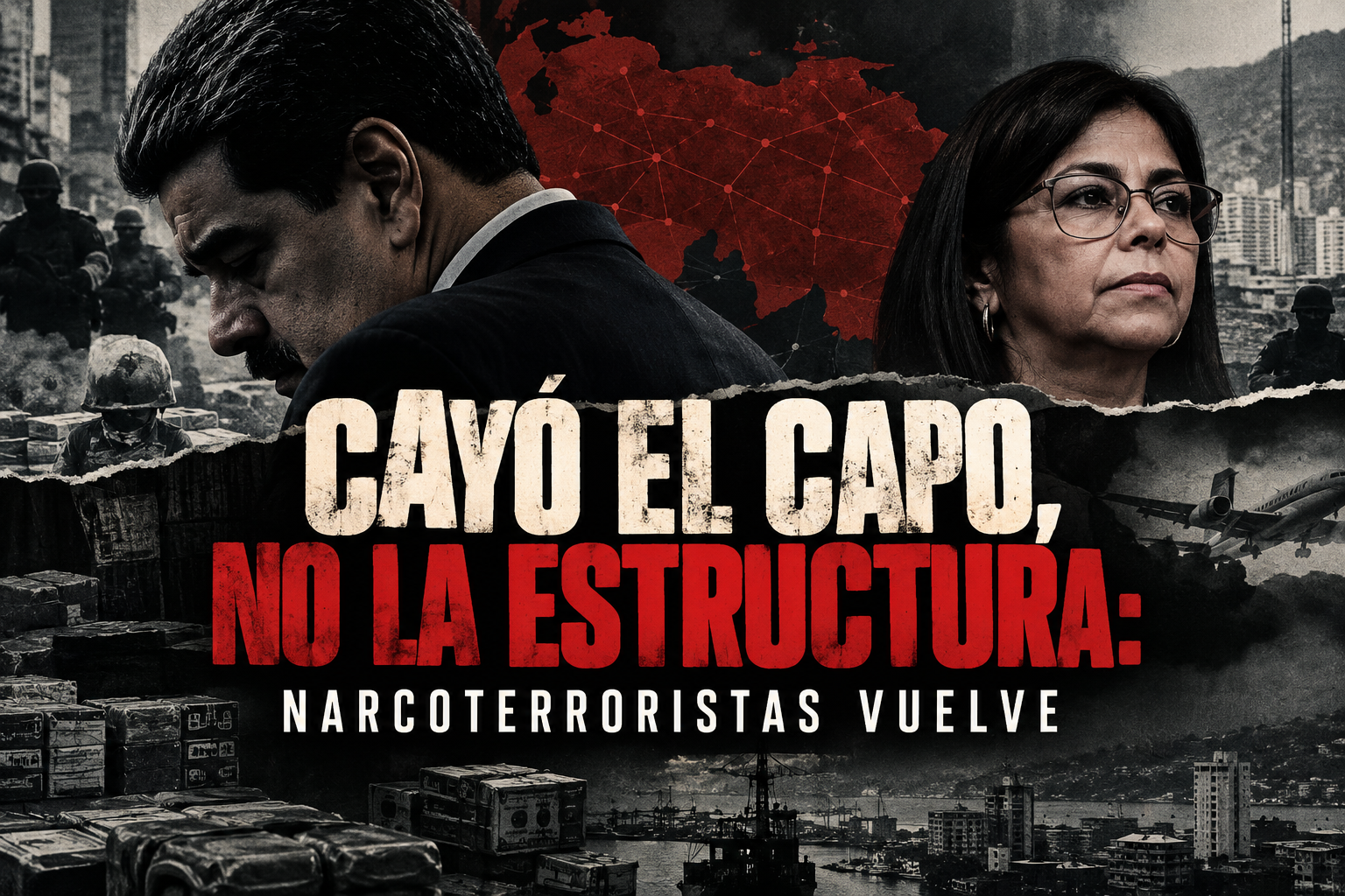Cayó el capo, ahora Delcy lidera la estructura: vuelve la serie Narcoterroristas