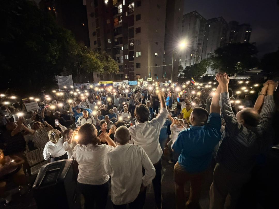 Vente Venezuela se desplegó en el oeste de Caracas al grito de "elecciones presidenciales ya"