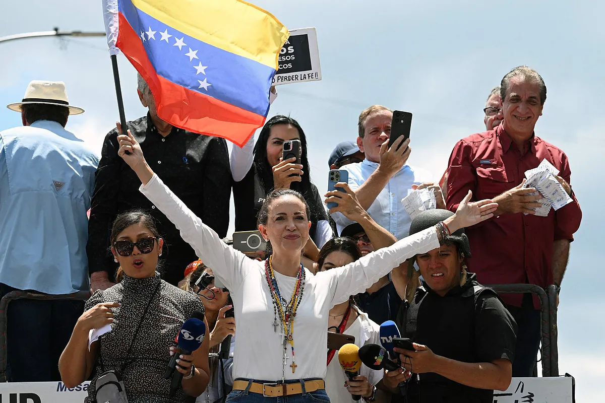 María Corina: Que el mundo vea que aquí lo que hay es una sociedad decidida a ser libre