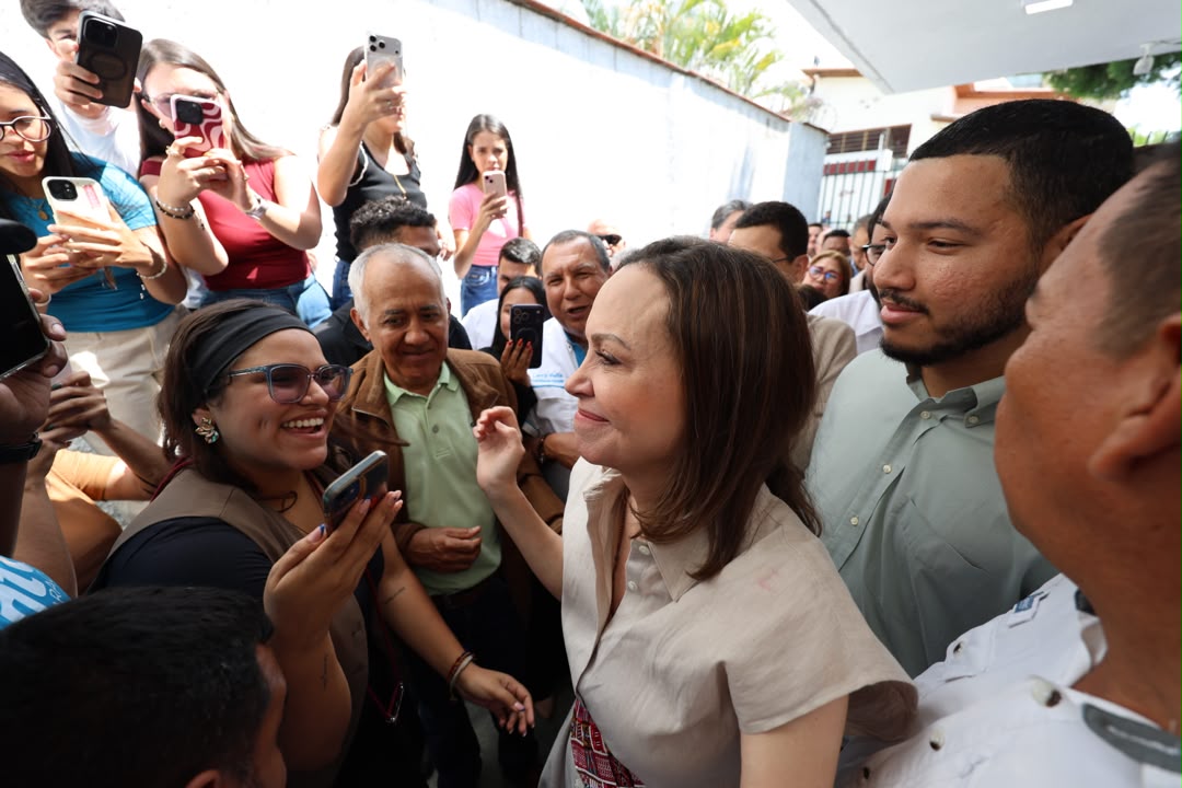 [FOTOS] María Corina regresa a la sede nacional de Vente Venezuela, El Bejucal, tras más de dos años